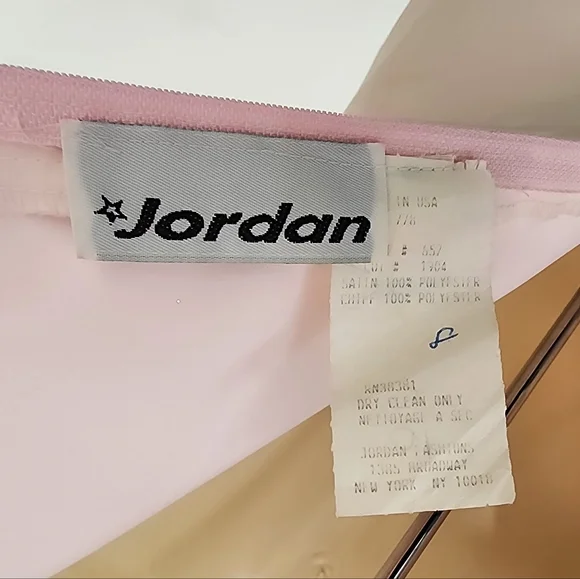Jordan Dress Prom Y2K Coquette Girl Rose Straps Soft Pink Size 8 - Picture 14 of 16